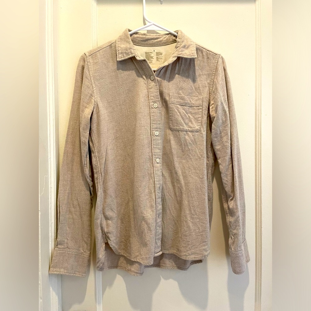 Muji women cotton shirt Small